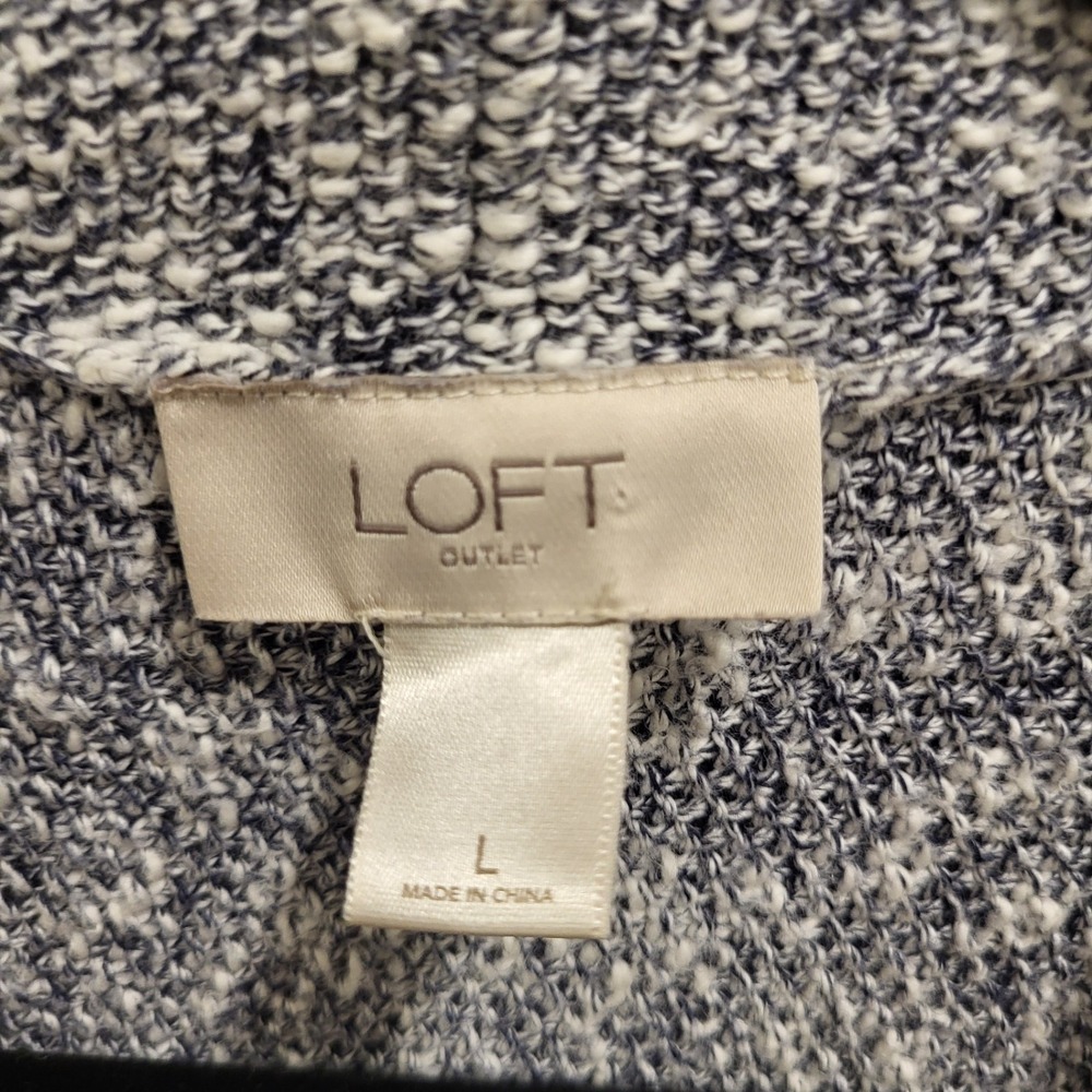 LOFT‎ Outlet Cardigan Women's Size Large Warm Cozy Comfy - Picture 3 of 6